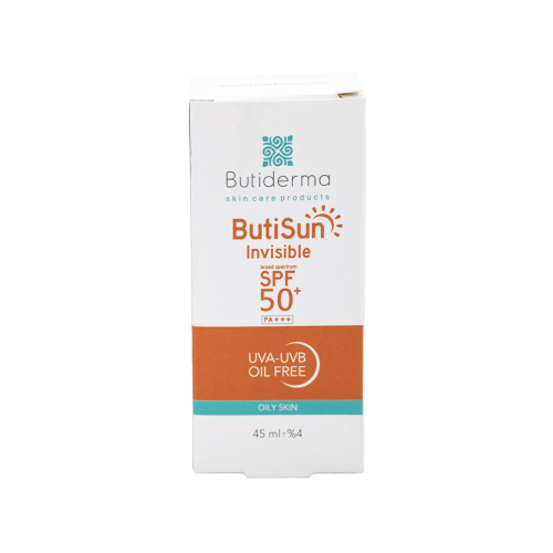 کرم ضد آفتاب بی رنگ SPF50 بیوتی درما مناسب پوست چرب45میل